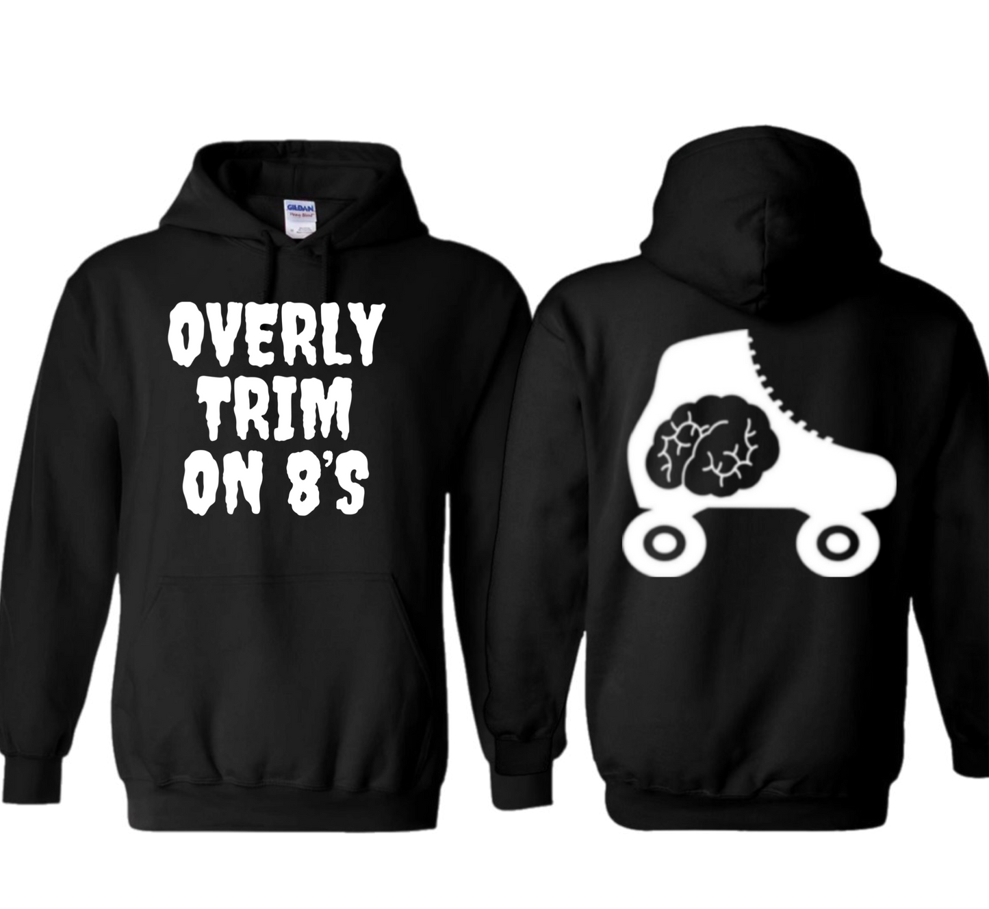 “OVERLY TRIM ON 8’S” HOODIE 2X-3X