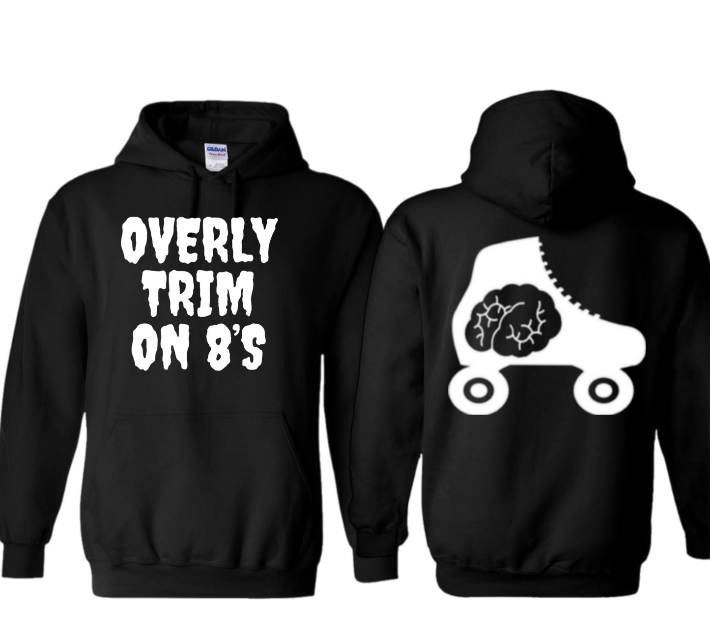 “OVERLY TRIM ON 8’S” HOODIE S-XL